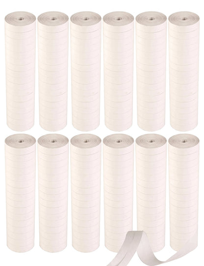 12 Rollen weiße Luftschlangen