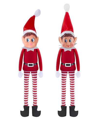 Duo Weihnachts-Wichtel Elvie und Elfie