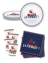 Einweggeschirr-Set Allez la France
