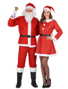 Weihnachtsmann und Weihnachtsfrau Set Paarkostüm