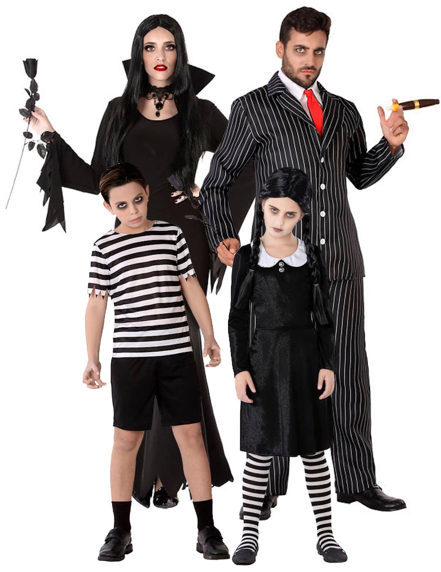 Déguisement de famille gothique Halloween