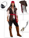 Set Piraten Kostüm für Herren