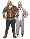 Oger und Esel Paarkostüm