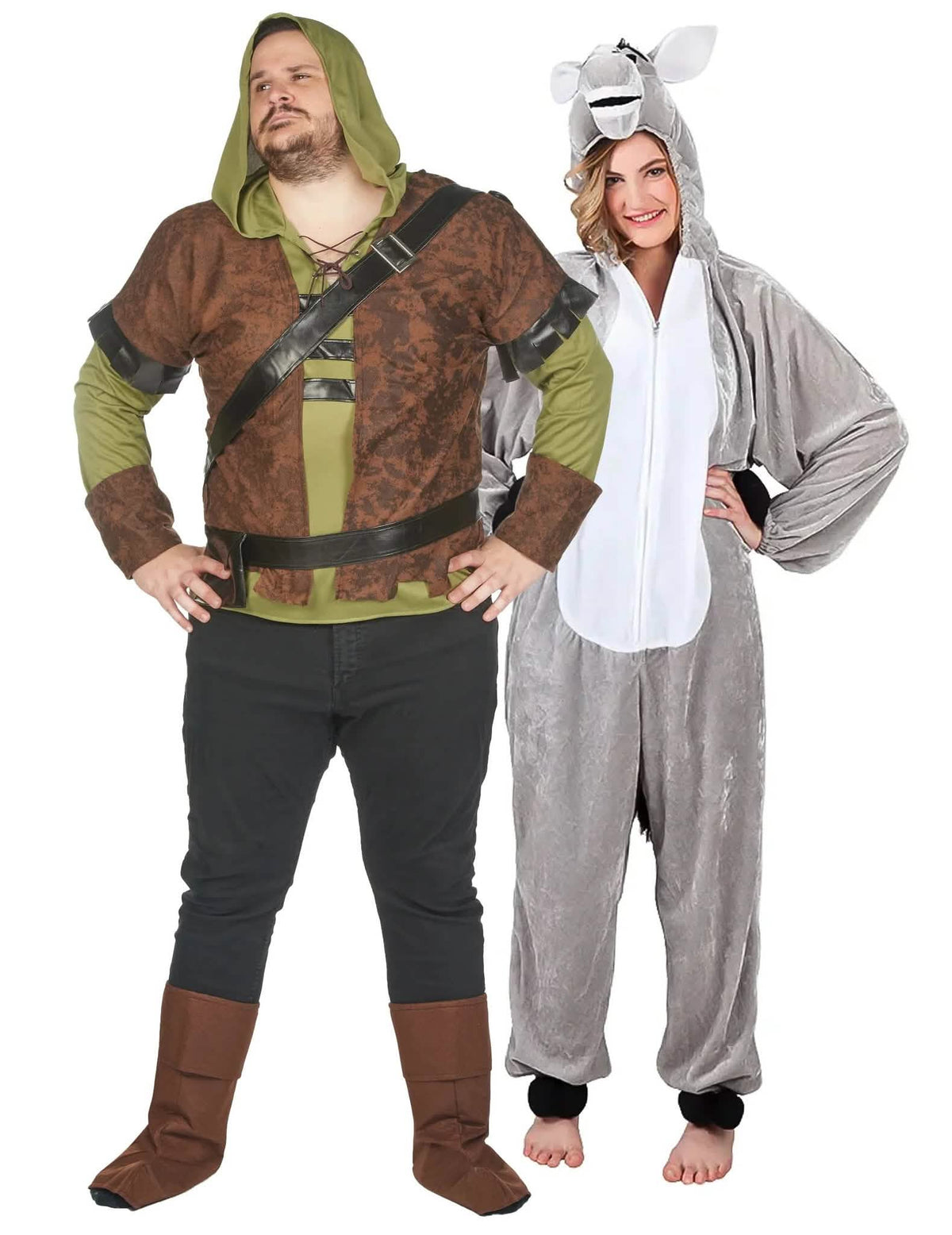 Oger und Esel Paarkostüm