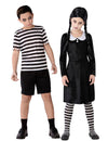 Gothic-Paarkostüm für Kinder Filmkostüme schwarz-weiss