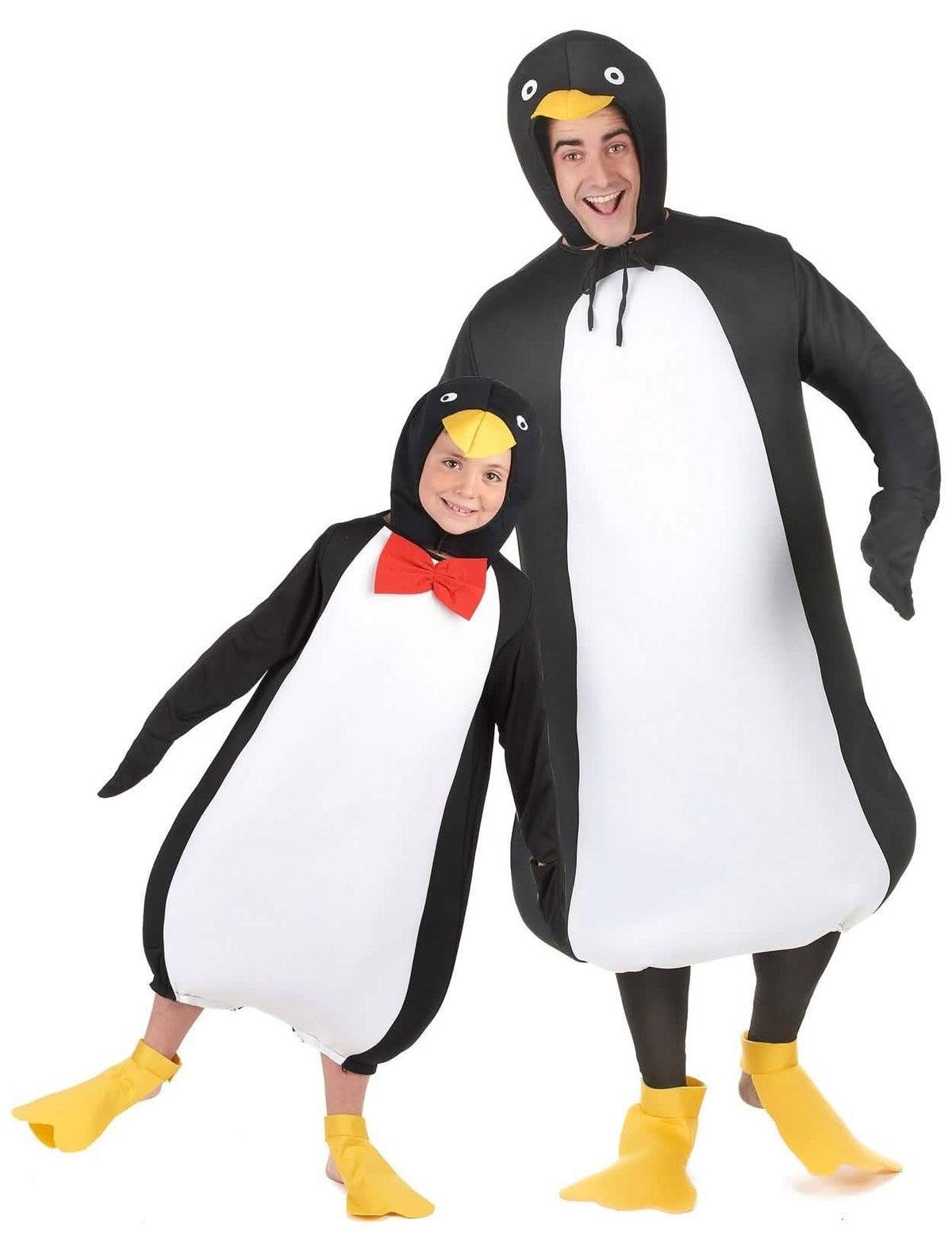 Pinguin Kostüm für Vater und Sohn