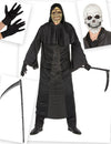Sensenmann Halloween-Kostüm für Herren 5-teilig schwarz