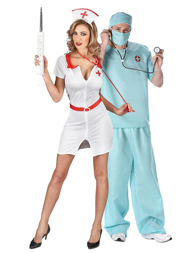 Notfall Sexy Krankenschwester und Arzt Paarkostüm