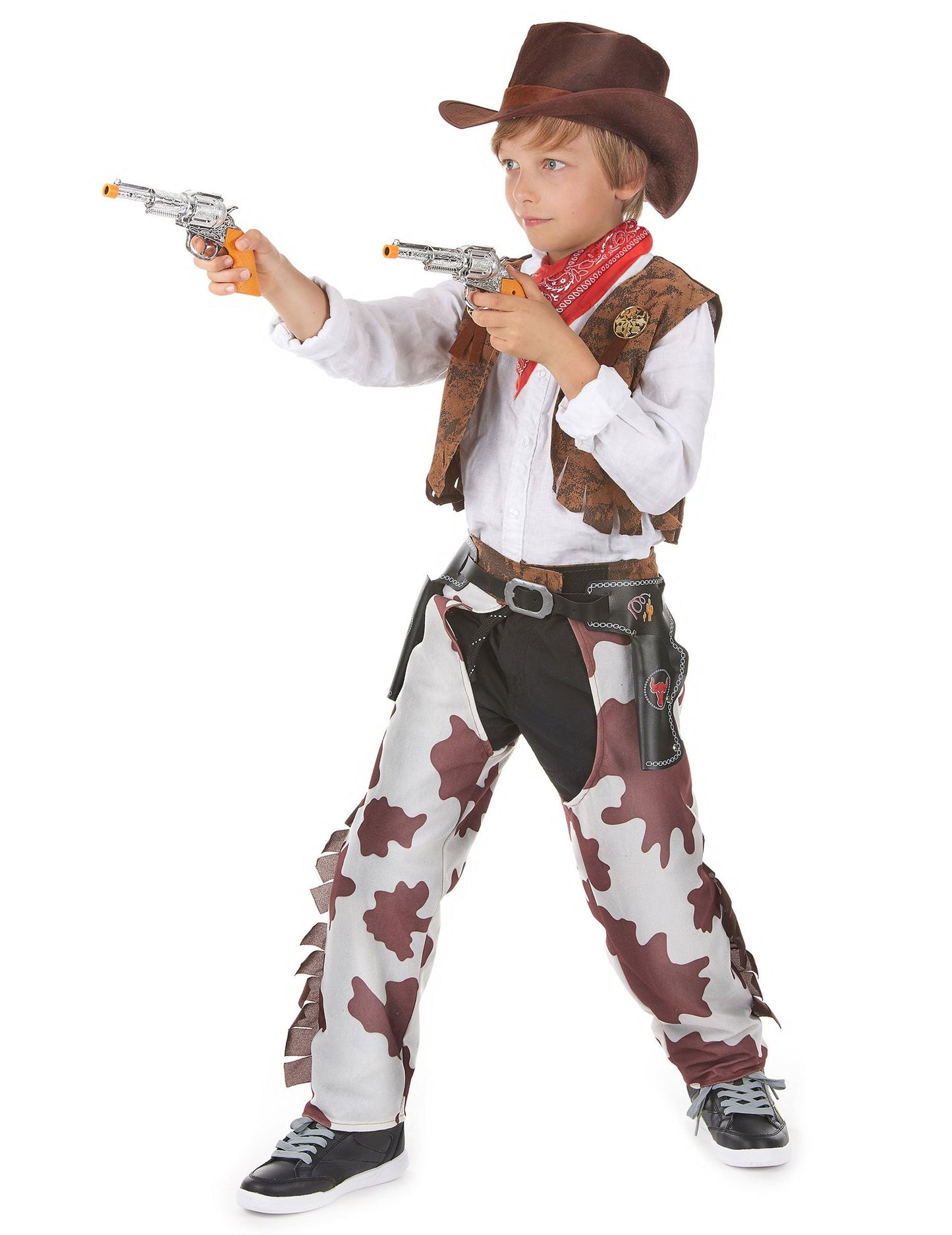 Cowboys Familienkostüm braun