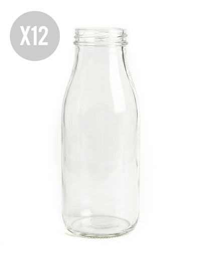 12 bouteilles en verre Candy bar