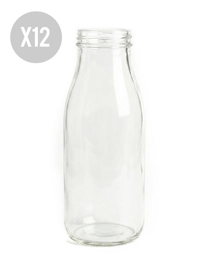 12 Glasflaschen Candy Bar