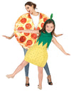 Pizza und Ananas Paarkostüm für Eltern und Kinder