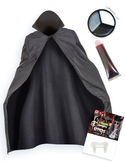 Vampir-Accessoire-Set für Kinder mit Make-Up