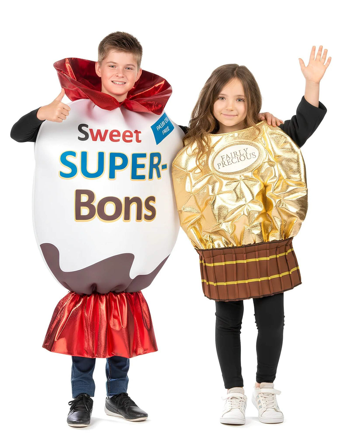 Süßigkeiten-Paarkostüm für Kinder