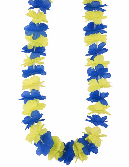 Schweden-Fan-Set: Hawaiikette und Konfettikanone