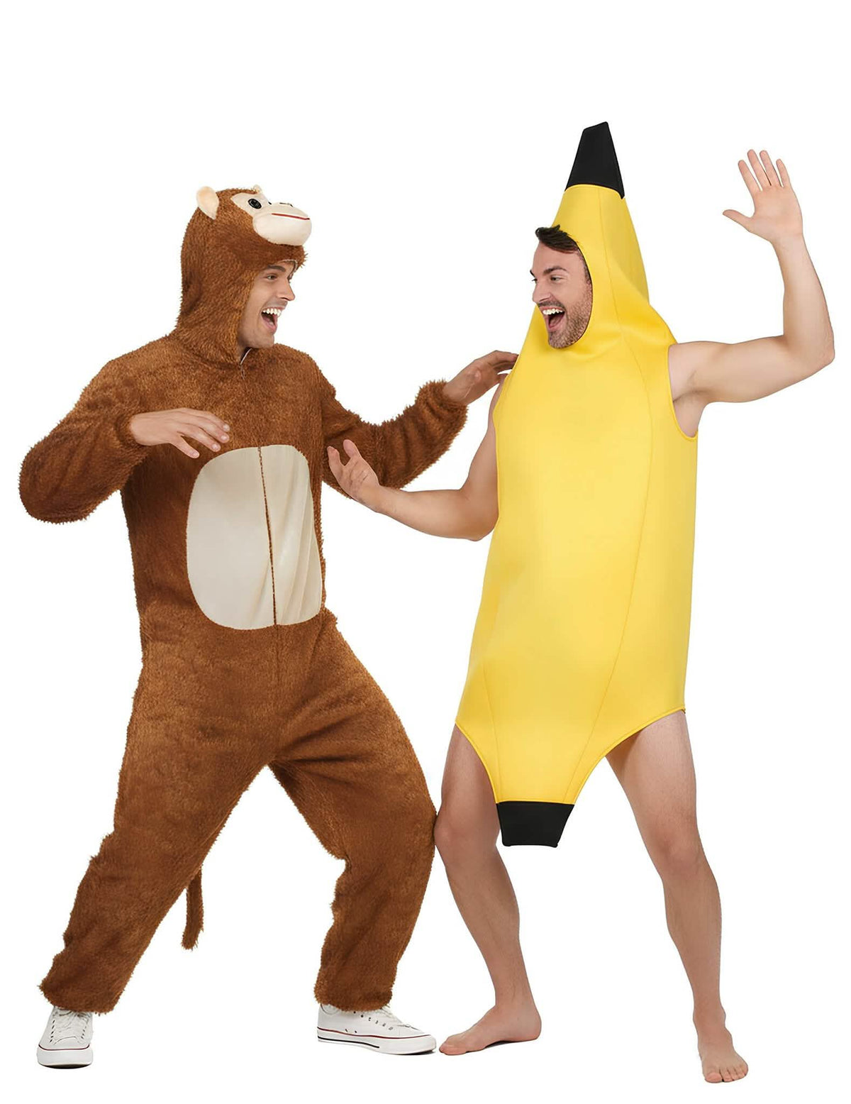 Affen- und Bananen-Kostüm für Erwachsene