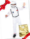Astronauten-Geschenk-Set für Kinder Kostüm-Set Weltall weiß-schwarz