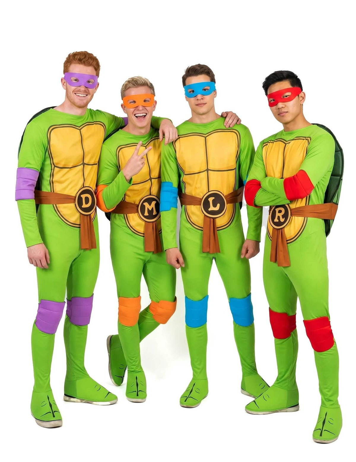 Gruppen-Faschingskostüme Teenage Mutant Ninja Turtles™ für Erwachsene
