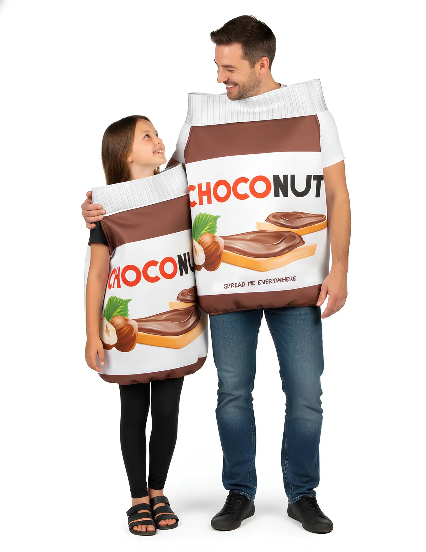 Choconut Paarkostüm für Erwachsene und Kinder