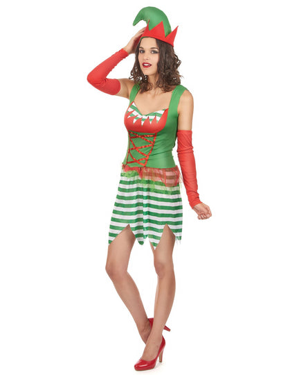 Partner Weihnachts-Elfen Kostüm