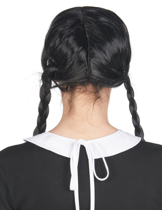 Accessoires-Set Schulmädchen Gothic Frau Perücke Kragen für Erwachsene