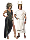 Hermes- und Medusa-Paarkostüm für Erwachsene