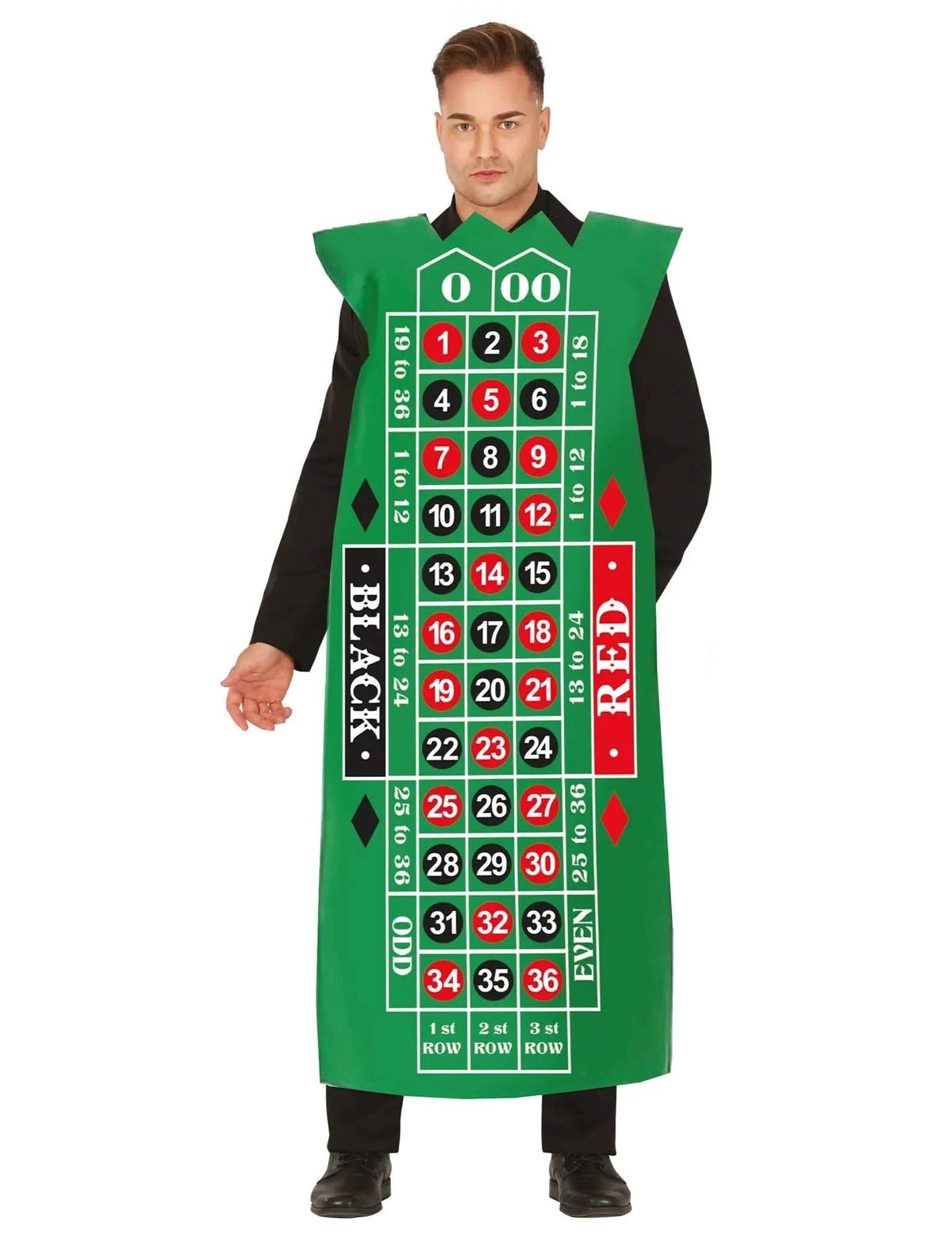 Paar-Kostüm Casino für Erwachsene