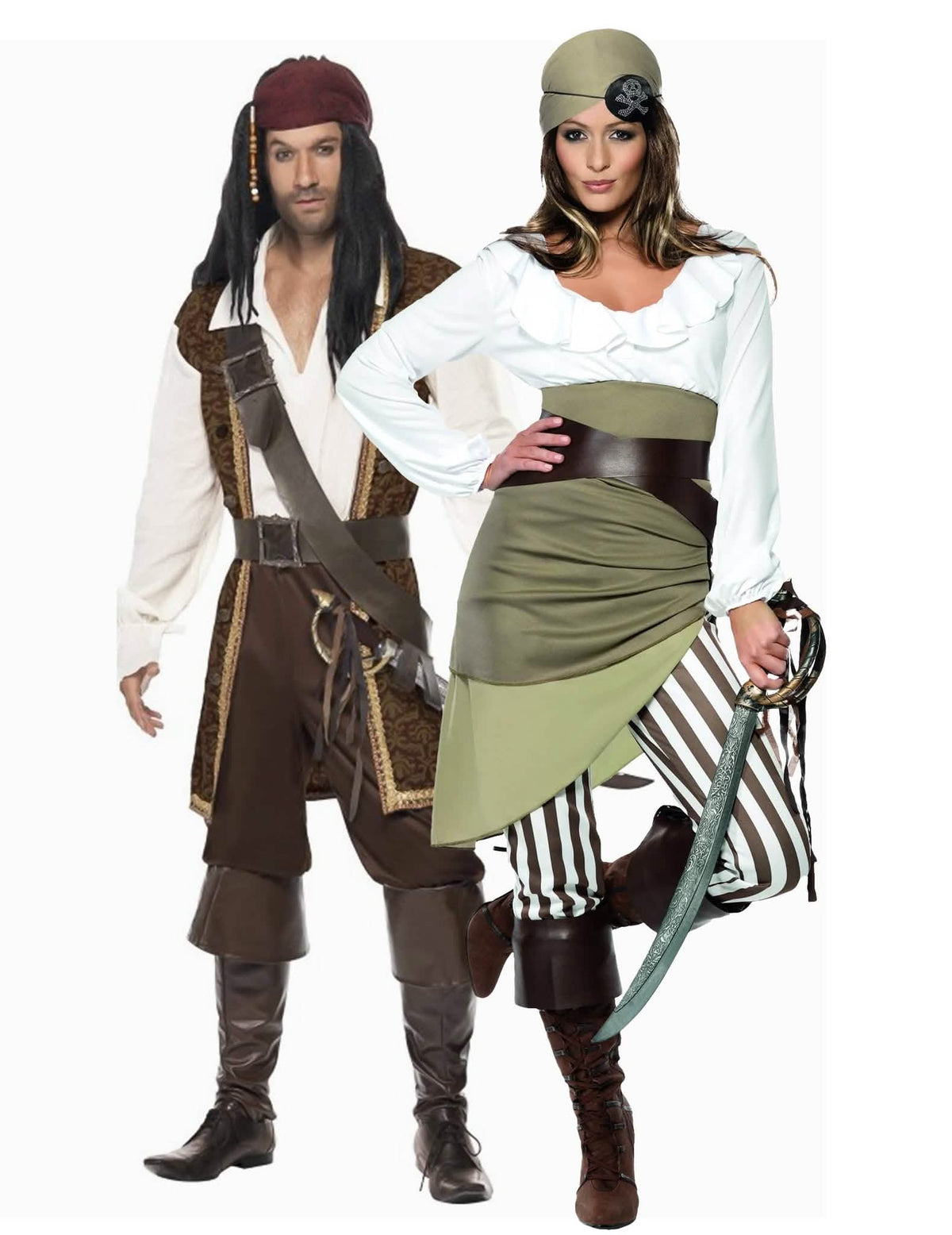 Paarkostüm Piraten Erwachsene