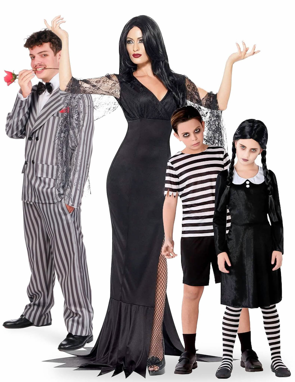 Morbides Familienkostüm