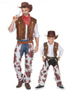 Cowboy-Paarkostüm für Vater und Sohn