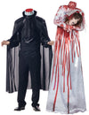 Enthauptetes Zombie Brautpaar Paarkostüm Halloween