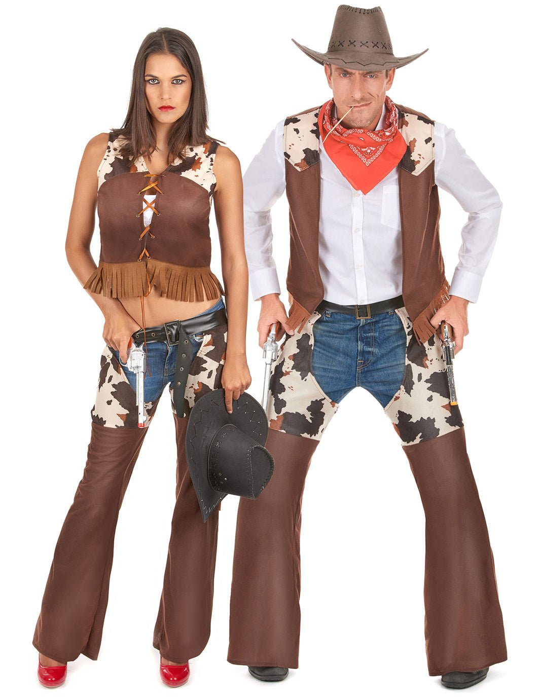 Paarkostüm Cowboy für Erwachsene