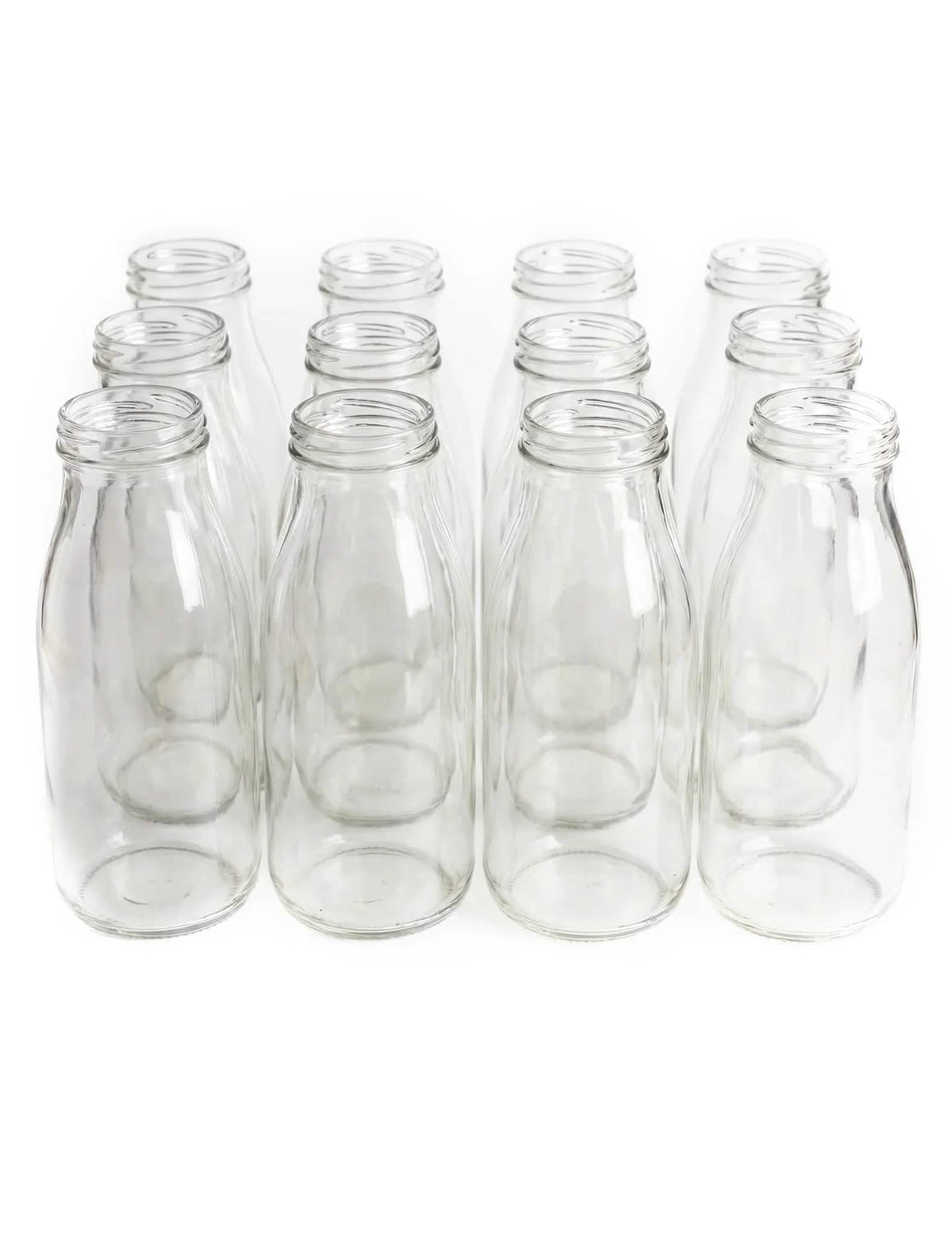 12 Candy Bar Fläschchen aus Glas