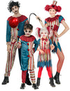 Killerclown Familienkostüm