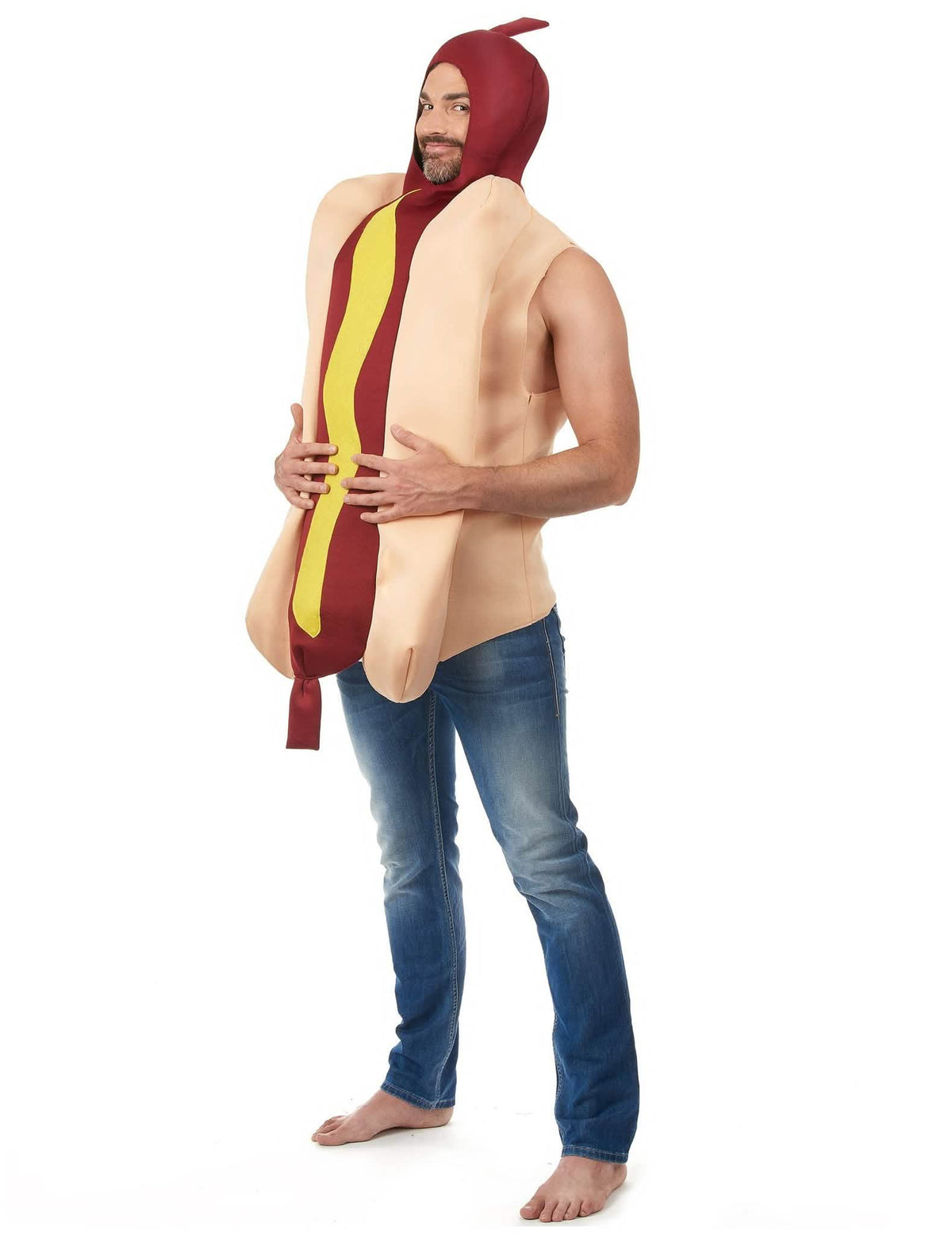 Hot-Dog und Ketchup Paarkostüm für Erwachsene