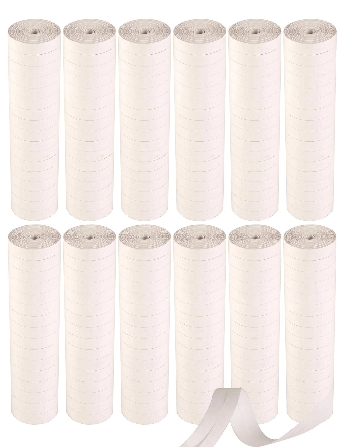 Pack - 352767 - 12 Rouleaux de serpentins blanc