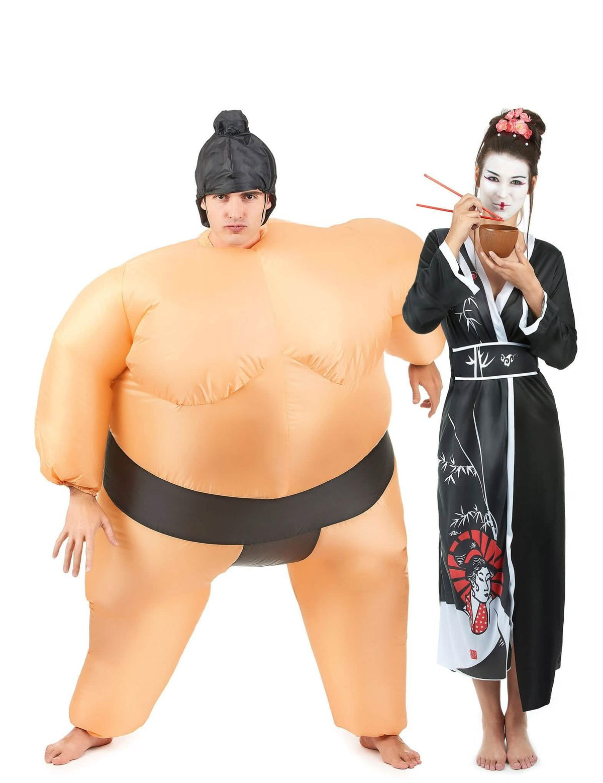 Paarkostüm Sumo und Geisha!