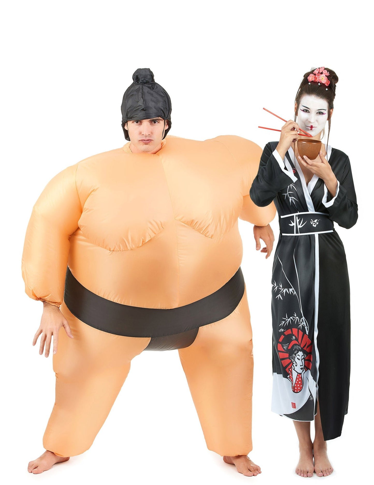 Paarkostüm Sumo und Geisha!