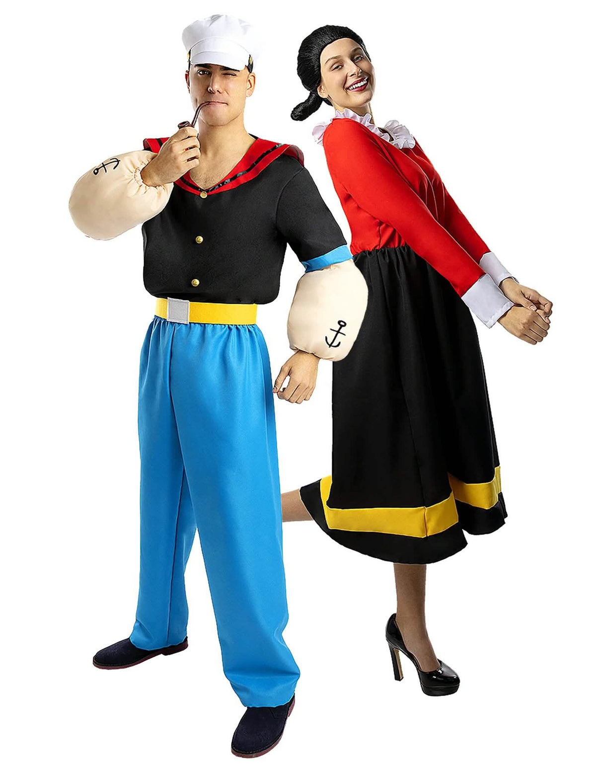 Paarkostüm Popeye™ und Olivia erwachsene