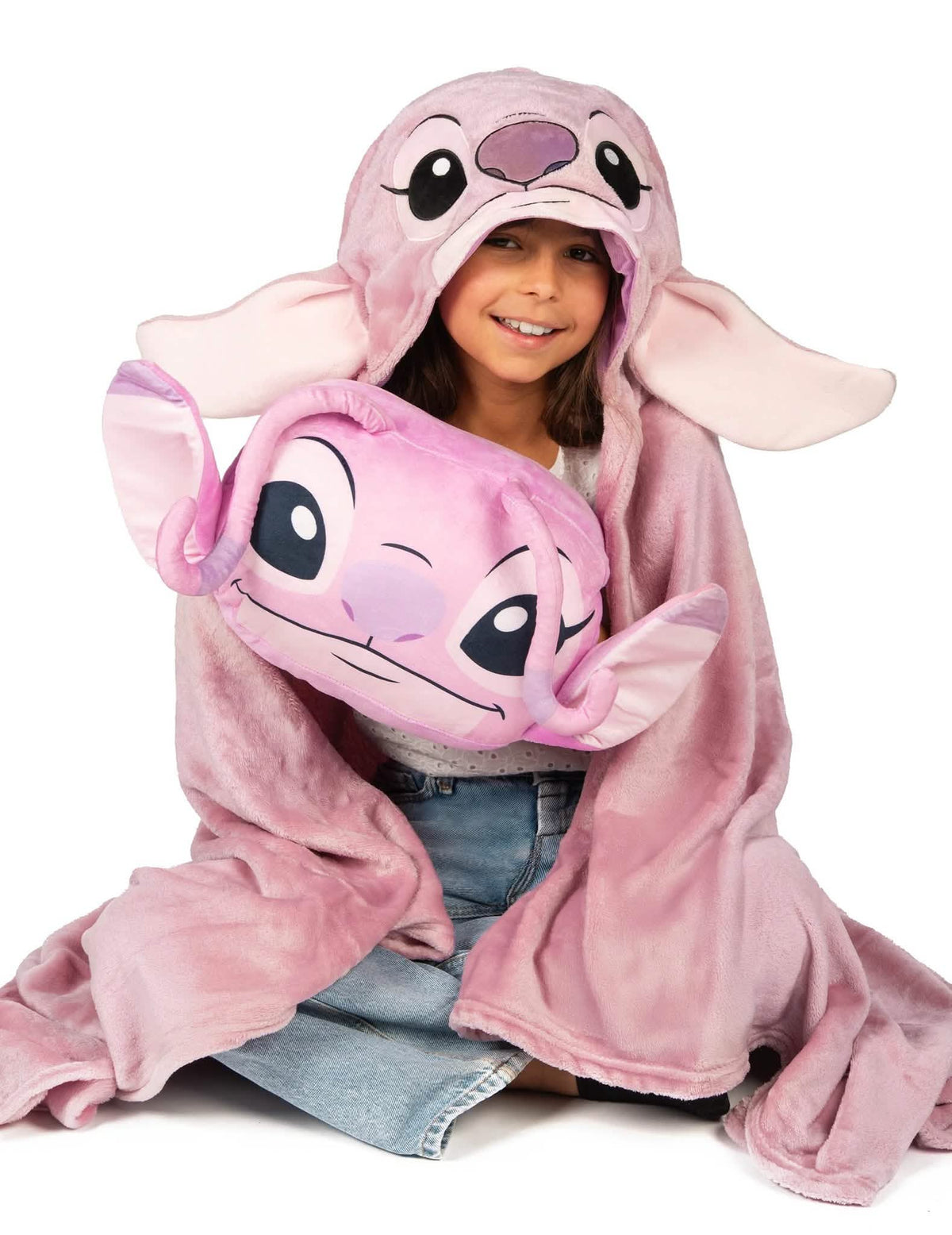 Angel™ Fleece-Decken und Kissen-Set