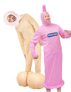 Humorvolles Duo-Set Penis und Kondom Kostüme