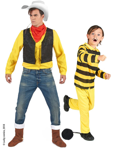 Vater - Sohn Kostüm Lucky Luke™ und Dalton