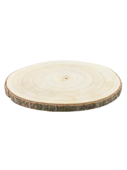 12 rondins de bois naturel 28 à 33 cm
