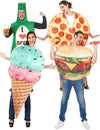 Fast Food Gruppenkostüm für Erwachsene