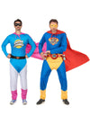Kostüm Super Trinker und Super Blödmann
