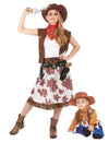 Cowboy-Kostüm Mutter & Kind Partnerkostüm für Fasching braun-weiss-rot