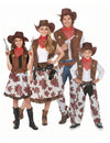 Cowboys Familienkostüm braun