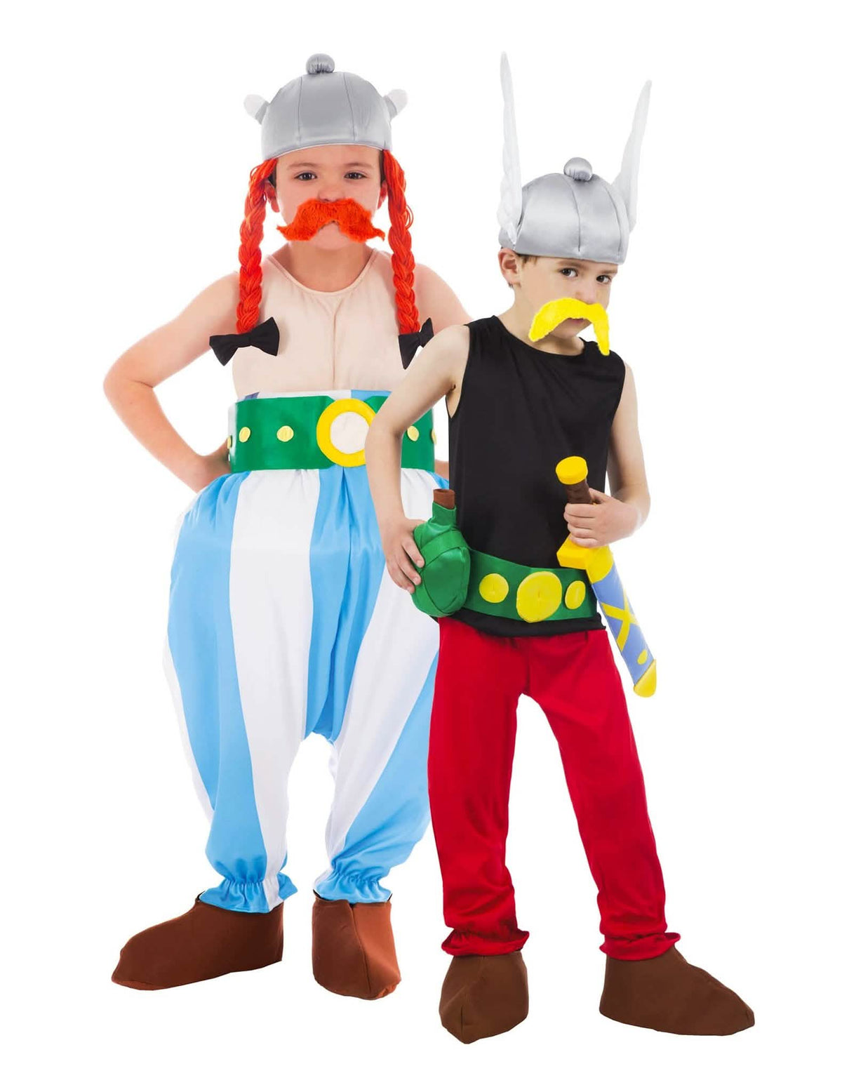 Asterix™ und Obelix™ Paarkostüm für Kinder