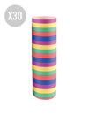 30er Pack bunte Luftschlangen 4 Meter