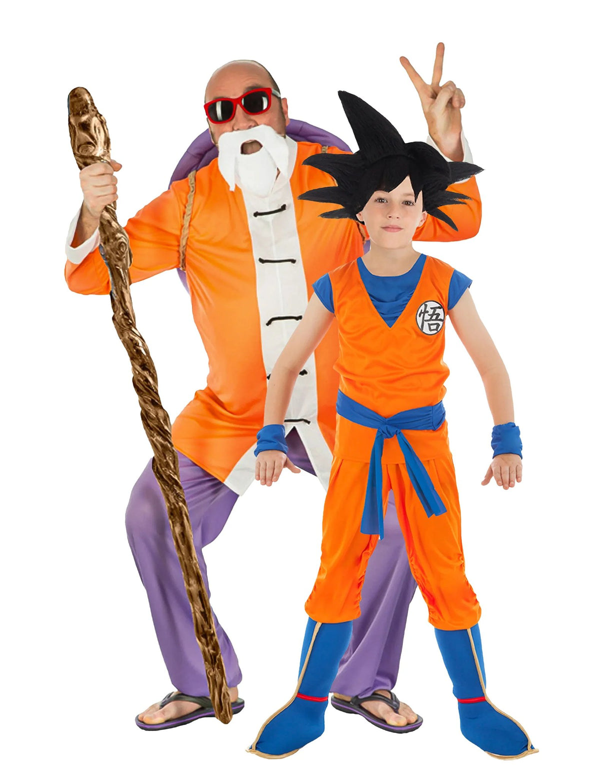 Paarkostüm Dragonball™ Erwachsener-Kind